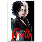 Poster Decorativo 42Cm X 30Cm A3 Brilhante Cruella Dalmatas - Bd net collections