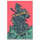 Poster Decorativo 42cm x 30cm A3 Brilhante Metallica