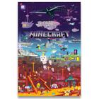 Poster Decorativo 42Cm X 30Cm A3 Brilhante Minecraft B1