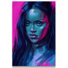 Poster Decorativo 42Cm X 30Cm A3 Brilhante Rihanna B1