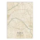 Poster Decorativo Mapa 01 Paris França Viagem Turismo Decoração