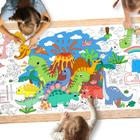 Pôster gigante para colorir Gatherfun Dinosaur Party 80x180cm