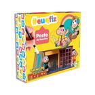 Posto Gasolina Carrinhos Kit Pintura Infantil Turma Monica