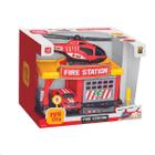 Posto resgate fire station helicopter bs toys carro briquedo