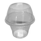 Pote 250ml Cristal com Tampa G 677 10 Unidades Galvanotek