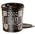 Pote Cafe E Filtro Pb 500 Gr Tupperware Porta Mantimento