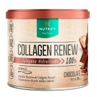 Pote Collagen Renew Chocolate Suplemento Alimentar Natural Pó Verisol Hidrolisado Vegano 300g Nutrify Colágeno E Proteína Renovo