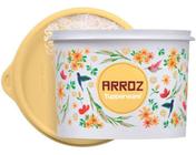 Pote de Arroz 2k - linha Floral Tupperware
