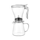 Pote de Café para Filtro de Gotejamento - 600ml, Resistente ao Calor, com Filtro Removível