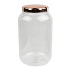 Pote de Mantimentos com Tampa Rose Gold Grande 3,6LT Multiuso - Panamby