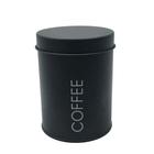 Pote de Metal Slim Café 13,5cm Preto Casa&Ideia