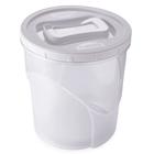 Pote de plástico Clic rosca 7,6 litros branco Plasutil ref. 2836