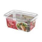 Pote De Plástico Container Com 4 Travas Resistente Design Moderno Prático 1400ml - Uninjet