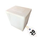 Pote De Plastico Para Colocar No Freezer - Kit 20 Peças