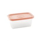 Pote de Plástico Quadrado Pop Rosa 380ml -PLASÚTIL