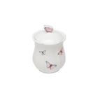 POTE DE PORCELANA C/TAMPA BORBOLETAS 660ml