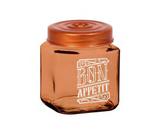 Pote de vidro 1.5l bon appetit rose gold- casambiente