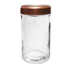 Pote De Vidro Com Tampa Inox Rose 1L 0176/2 - Yoss