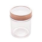 Pote de Vidro com Visor em Acrílico Gastro Rosé 350mL - Lyor 7519