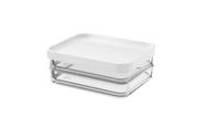 Pote Duo Coza Clear 560ml - 13,1 x 16,7 x 6cm Branco