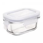 Pote Hermético com Tampa Retangular 120ml Vidro - Lyor