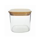 Pote Hermético De Vidro Borossilicato Com Tampa De Bambu 750ml Ecokitchen - Mimo Style