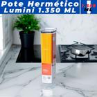 Pote Hermético Lumini Com Tampa 1.350ML P/ Macarrão E Mantimentos
