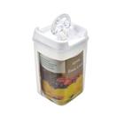 Pote Hermético Quadrado 450ml Branco