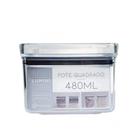 Pote Hermético Quadrado Lumini 480Ml- PARAMOUNT