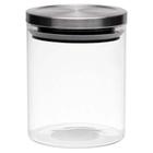 Pote Hermético Redondo com Tampa Inox Mimo 750ml