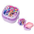 Pote Marmita Infantil 2 Compartimentos Menina 660ml My Little Pony - plasvale