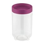 Pote Organizador Cozinha Porta Mantimentos Conecta 900ml Tampa Rosqueável Magenta Roxo