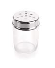 Pote Para Temperos Queijo Orégano 160 mL De Vidro Forma Inox