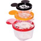 Pote Plastico CONJ 3 Potes Conect RED Mickey