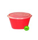 Pote Plástico Free Bpa Multi Uso Vasilha 5,5L Vermelho - Geral