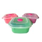 Pote plastico quad. 3 pcs 480ml sanremo