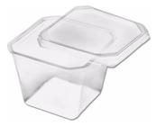 Pote Plástico Resistente Microondas 250ml Prafesta Kit 40un