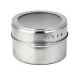 Pote porta condimento de inox com imã 4,5cm