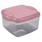 Pote Porta Mantimentos Hermético Resistente 1300ml Marmita Fitness Freezer Microondas