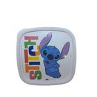 Pote quadrado com tampa coleção disney stitch 1,1 l. - PLASUTIL