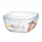 Pote Quadrado Fliplock 1,4 Litros - Rischioto