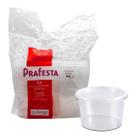 Pote Red. 1000 Ml Com Tampa 24 Unds Freezer E Micro-Ondas