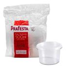 Pote Red. 500 Ml com Tampa 24 Unds Freezer e Micro-ondas