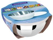 Pote Redondo com Tampa - 2,9L Tramontina Freezinox