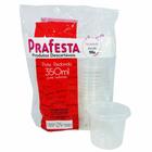 Pote Redondo com Tampa 350ml Prafesta 24 Unidades