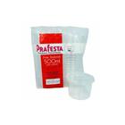 Pote redondo para Bolo de Pote 500 Ml com tampa C/12x24 Un (PRAFESTA)