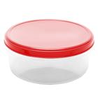 Pote Redondo Plástico Com Tampa 3,8l Grande Reforçado Transparente Livre de BPA Super Borda