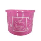 Pote redondo sal rosa 1.8lt - DMPLAS