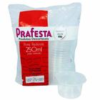 Pote Retangular 250ml Com Tampa 24 Un - Prafesta