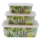 Pote retangular eco fratelli 3 pcs